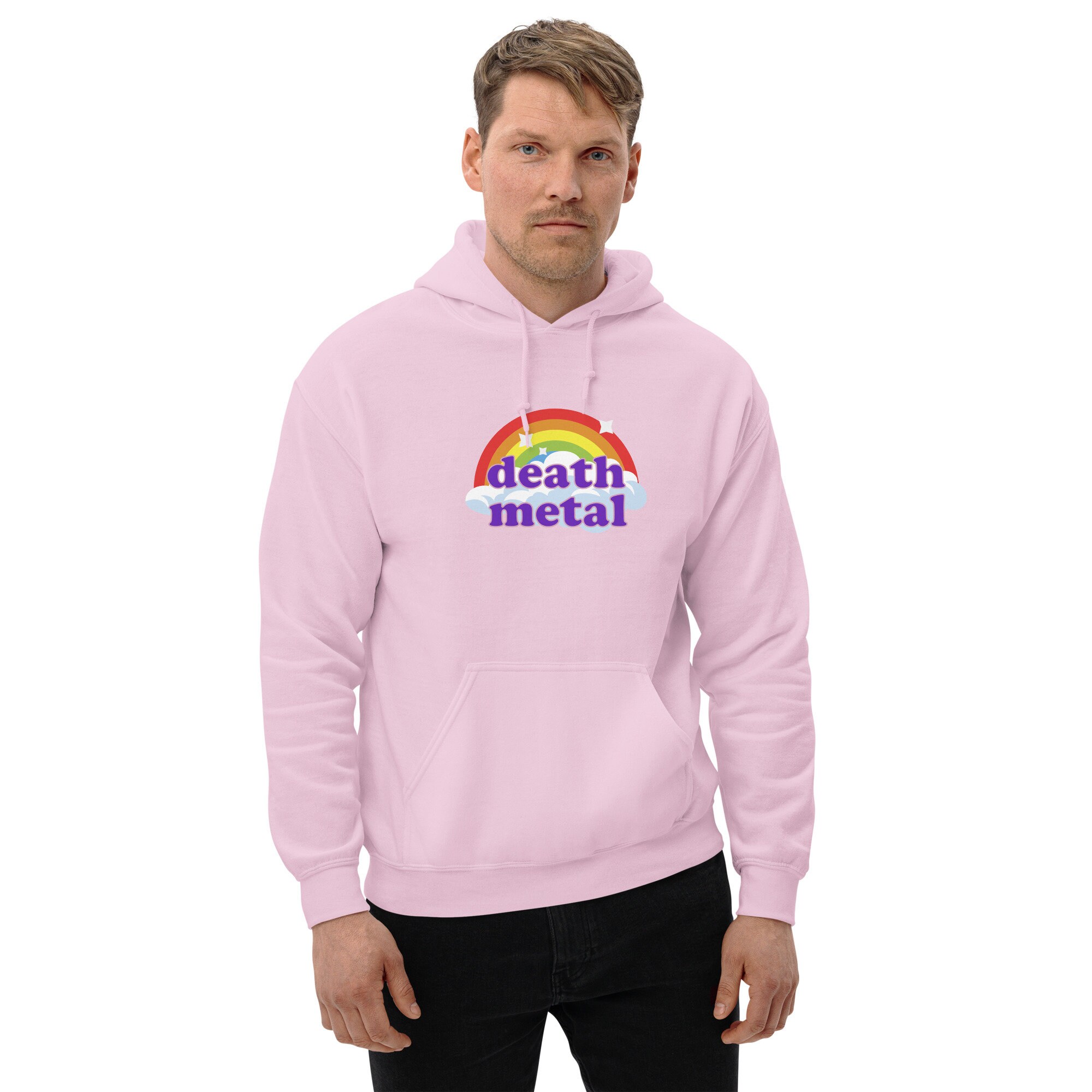Death Metal Rainbow Unisex Hoodie Etsy Finland