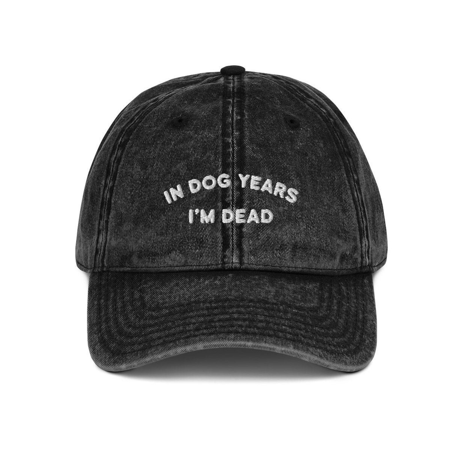 In Dog Years I'm Dead Vintage Cotton Twill Cap Etsy