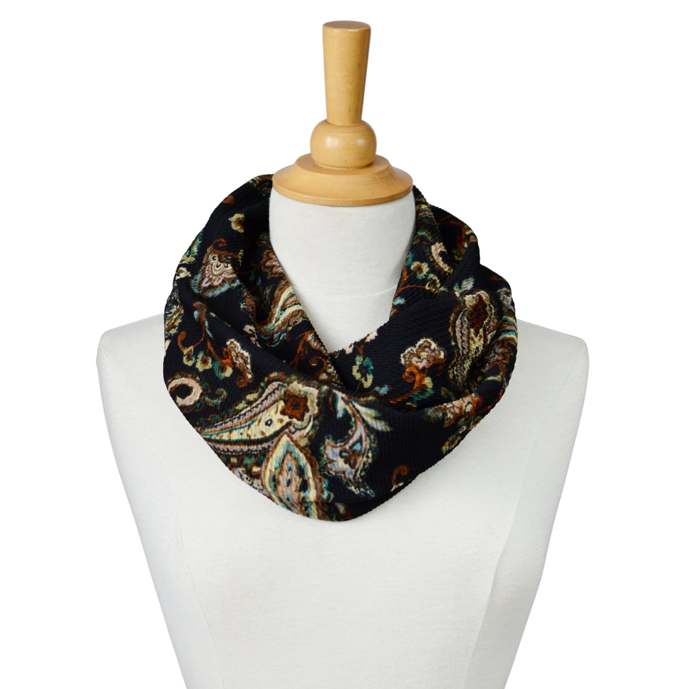 スカーフ overdue flair : 25SS / CUBIC NET SCARF (BLACK) L&B Signature Infinity Scarf – Lousje & Bean