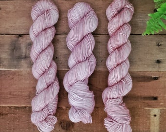 You're Making Me Blush - Hand Dyed Yarn, Single Ply, DK, Fingering, Sock, Merino, Tonal, Superwash, Nylon, Indie Dyed Yarn, Non Superwash