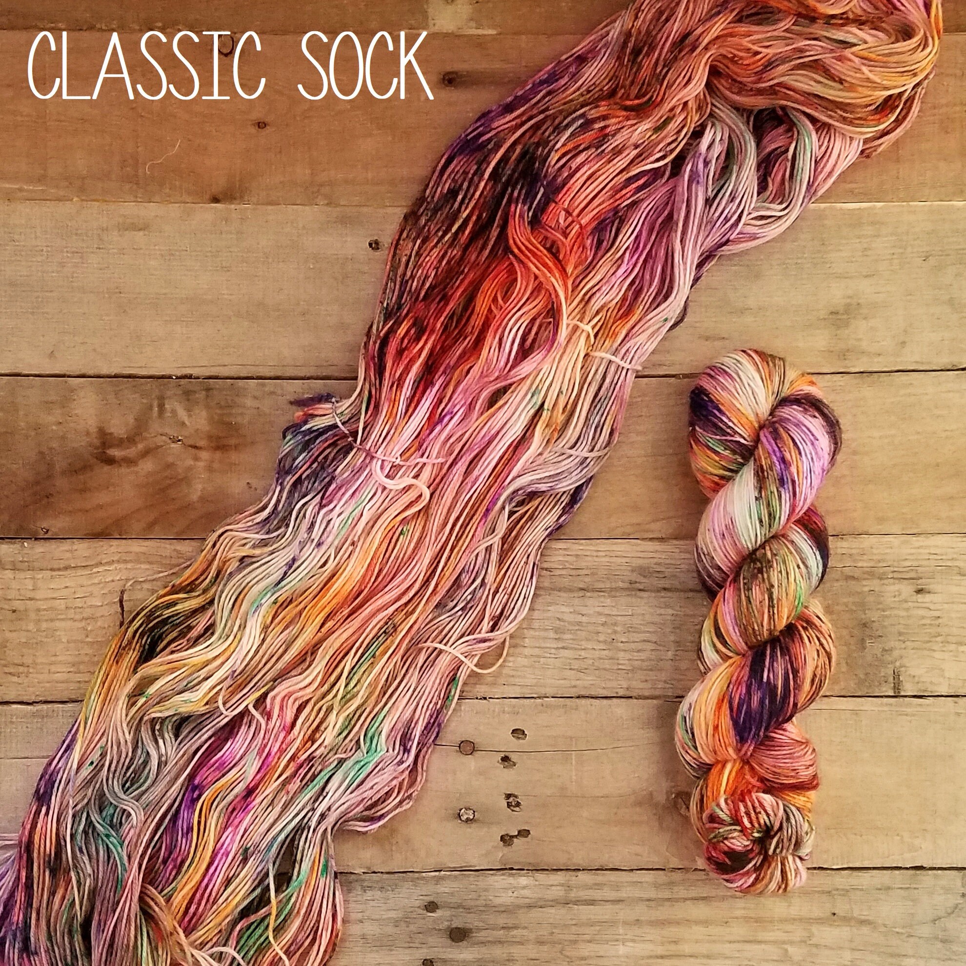 Hot Pants Rain Dance Hand Dyed Yarn Single Ply DK Etsy