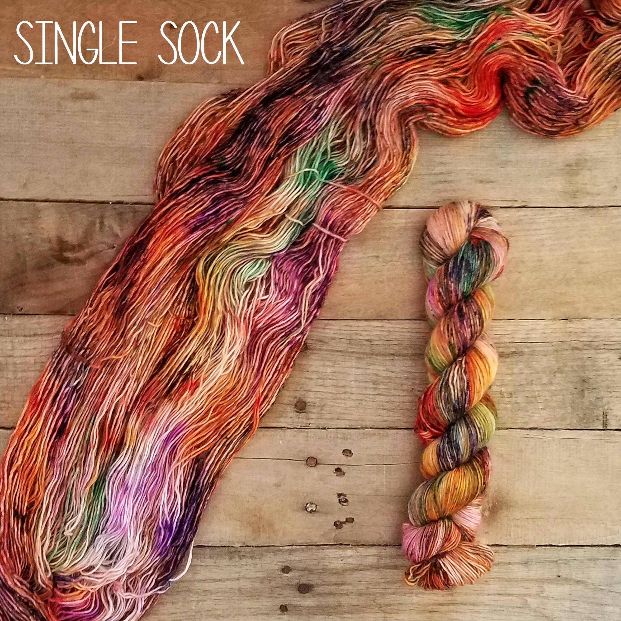 Hot Pants Rain Dance Hand Dyed Yarn Single Ply DK Etsy