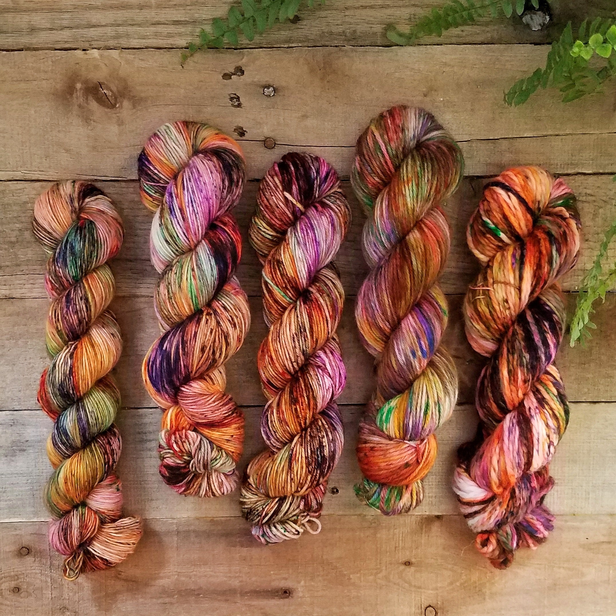 Hot Pants Rain Dance Hand Dyed Yarn Single Ply DK Etsy