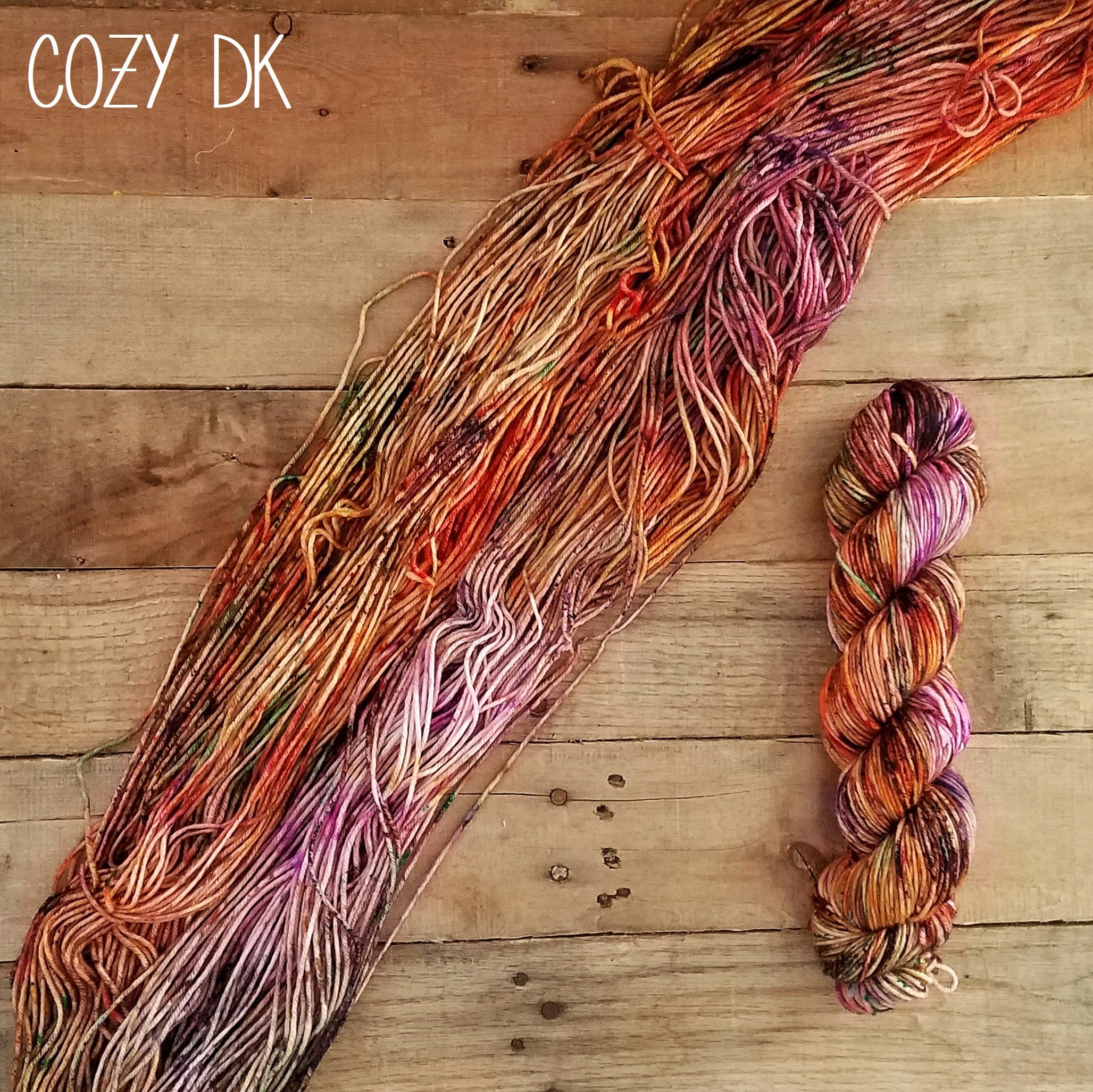 Hot Pants Rain Dance Hand Dyed Yarn Single Ply DK Etsy