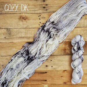 Here's Johnny Hand Dyed Yarn, Fingering, Sock, Merino, Variegated, Speckled, Nylon Blend, Superwash, Knitting, Crochet image 5