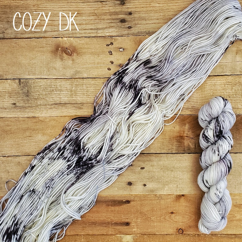 Here's Johnny Hand Dyed Yarn, Fingering, Sock, Merino, Variegated, Speckled, Nylon Blend, Superwash, Knitting, Crochet image 5