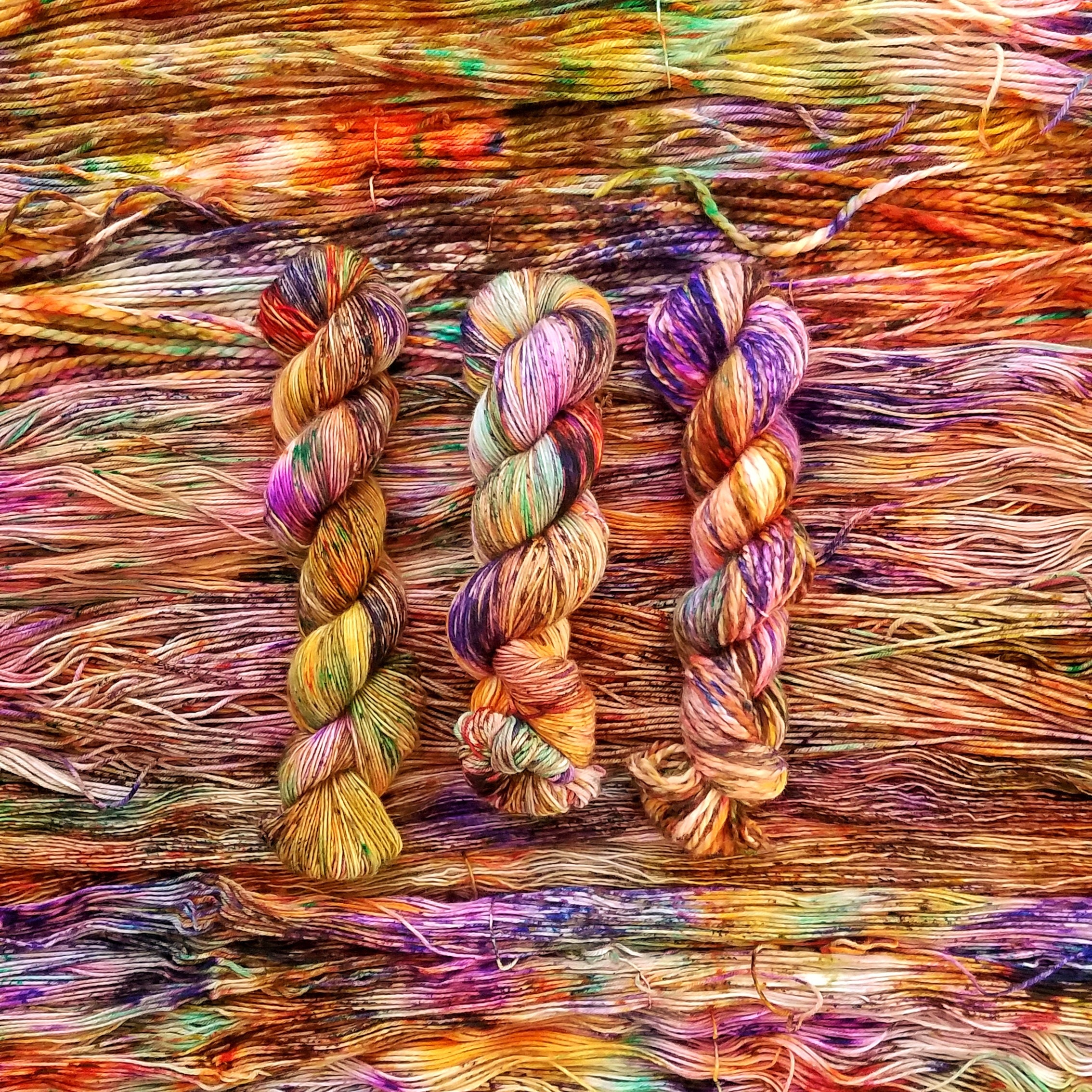 Hot Pants Rain Dance Hand Dyed Yarn Single Ply DK Etsy