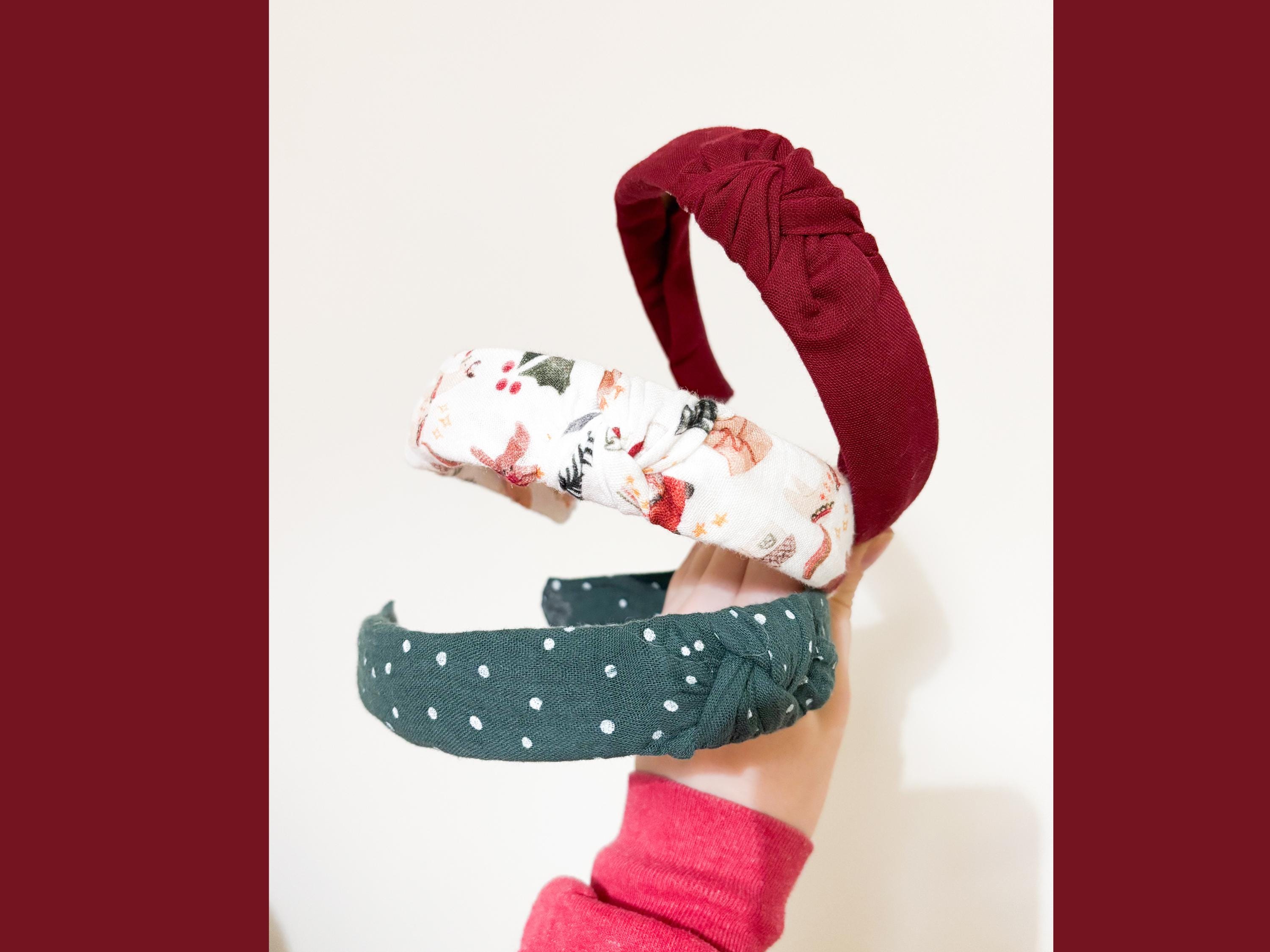 Thick Red Headband - Etsy display picture 1