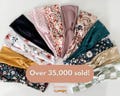 Soft and Stretchy Headbands for Women and Girls, StitchesByPaige, Comfortable Headbands For All Day, Twist Headbands for Teachers, Nurses