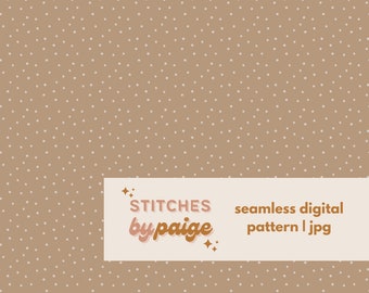 Neutral Polka Dots, Digital Patterns, Seamless Files for Fabric, Repeat Pattern, Boho Fabric for Download