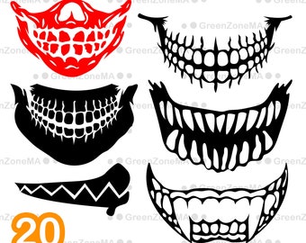 Download Scary Teeth Svg Etsy