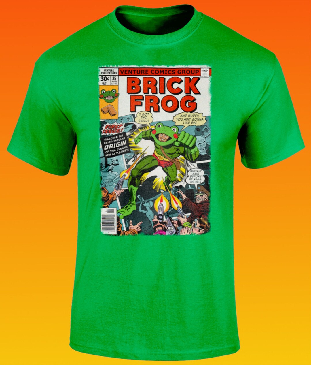 Brick Frog, Venture Bros, Tshirt Etsy