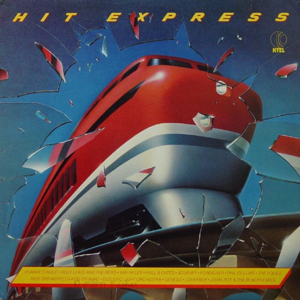 K Tel Hit Express LP Joan Jett, Rick Springfield, Human League