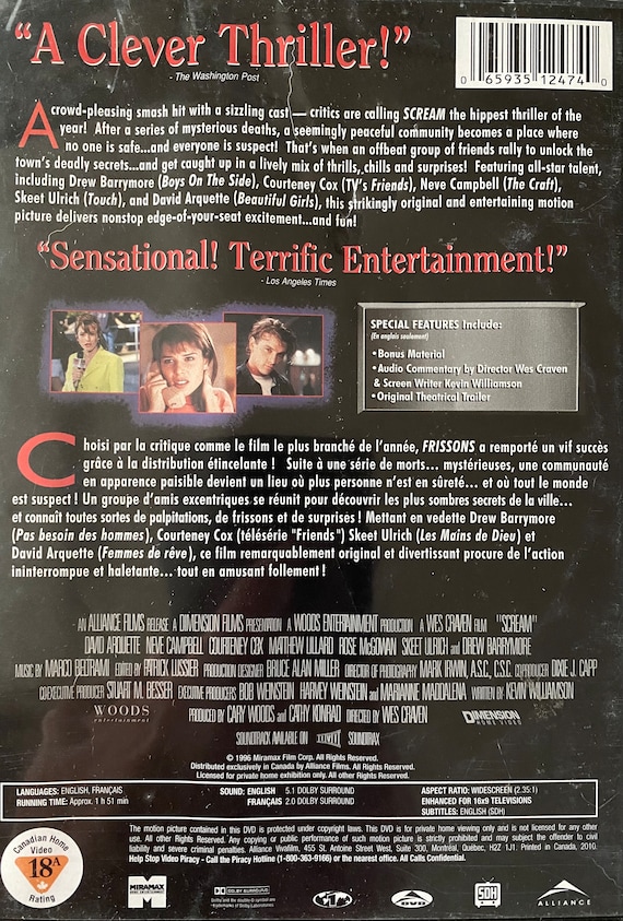SCREAM【CD＋DVD】 Scream (DVD, 1997) for sale online | eBay