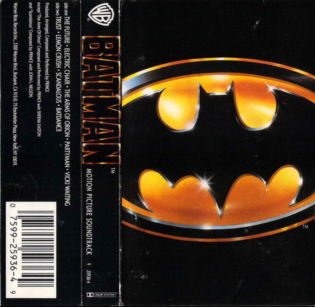 Batman Soundtrack Cassette Etsy