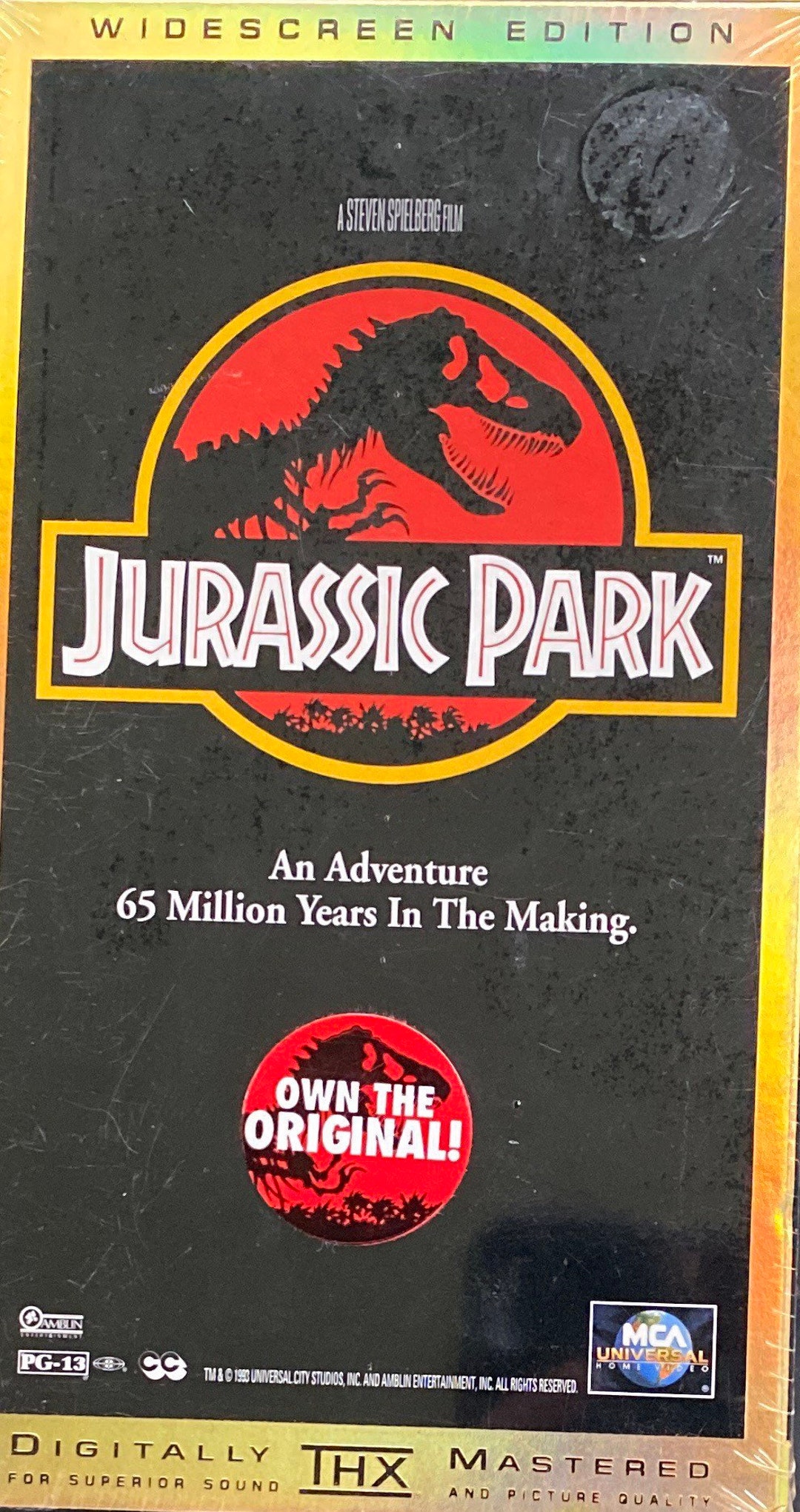 Jurassic Park VHS Sealed Etsy