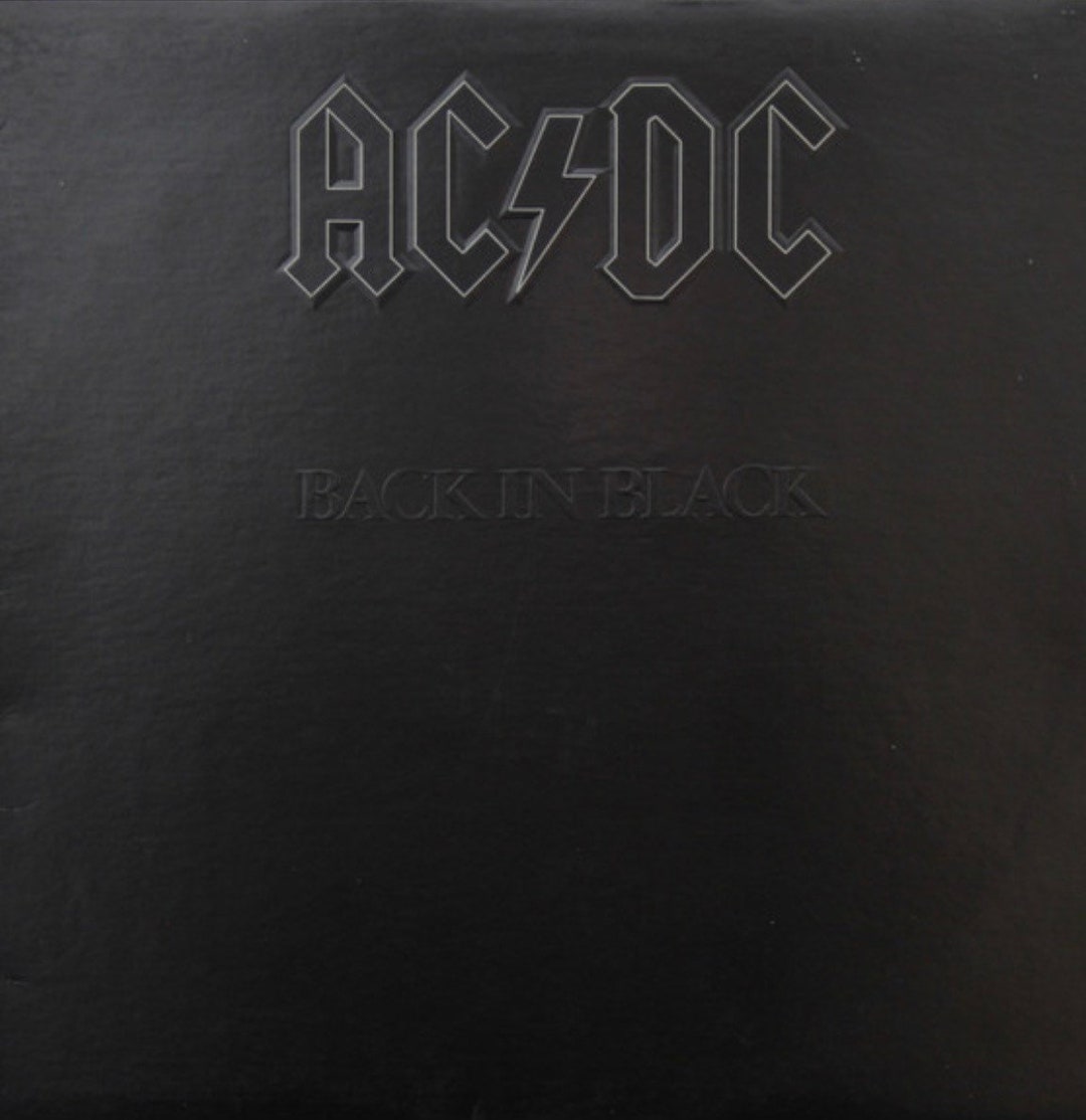 AC/DC Back in Black LP - Etsy