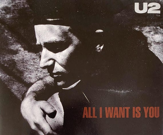 U2 All I Want is You CD Single - Etsy