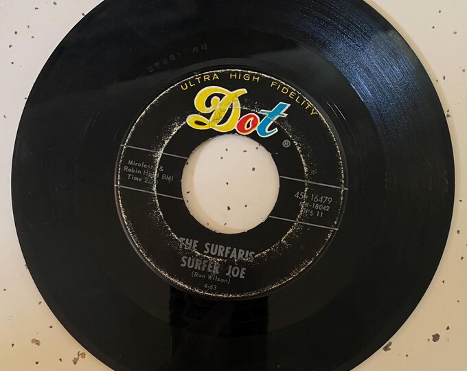 The Surfaris Wipe Out 45 Vinyl - Etsy