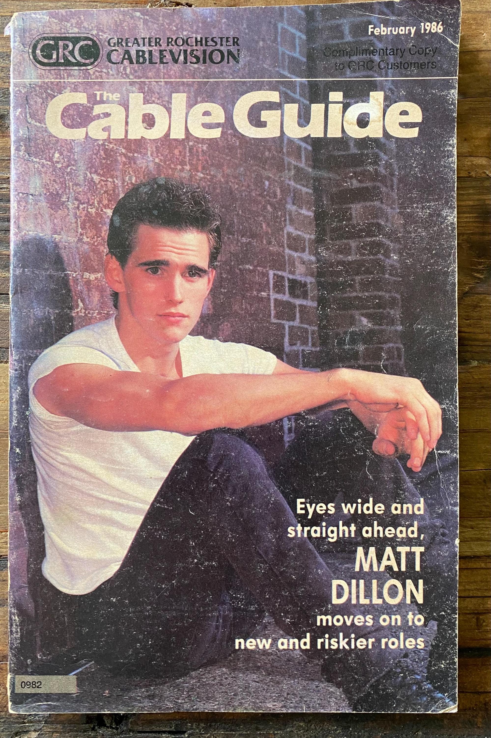 Matt Dillon Magazine - Etsy