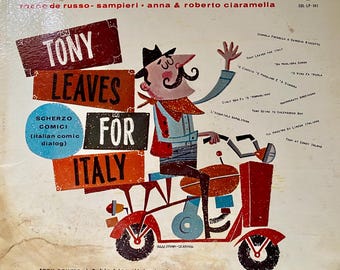 Tony Leaves For Italy LP Tony Spumoni G/VG