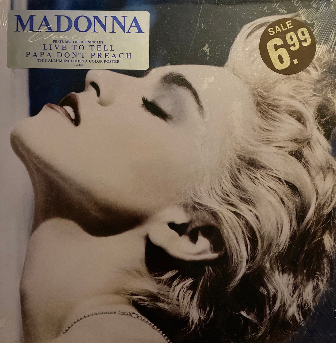 Madonna True Blue LP - Etsy
