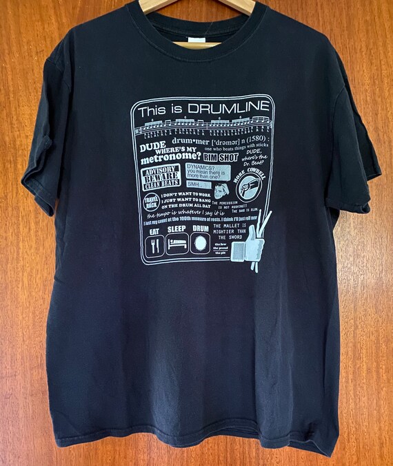 Drummer T-Shirt Drum Set Tshirt Drumsticks Tee Drumline Drummer T-Shirt Drum Set Tshirt Drumsticks Tee Drumline