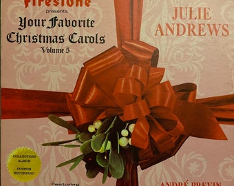 Firestone presents Your Favorite Christmas Carols volume 5 Julie Andrews LP