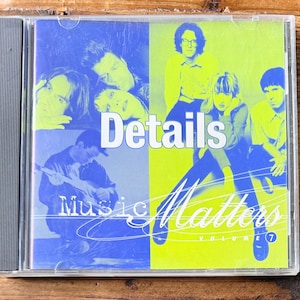 Details Magazine Music Matters Volume 7 1995 CD Filter, Faith No More, The Muffs, Alanis Morissette, Babes in Toyland