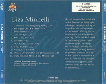 Liza Minnelli - Gently - CD - Buy 1 Item in My Store, Get All the Rest @  50% Off