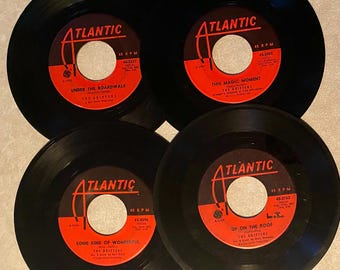 Lote de 45 discos de vinilo de The Drifters