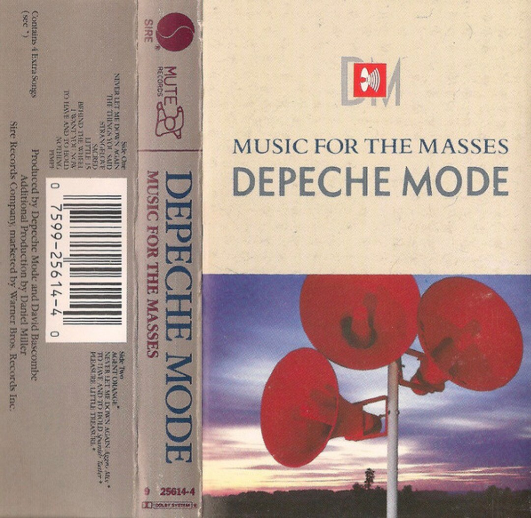 Depeche Mode Music for the Masses Cassette - Etsy