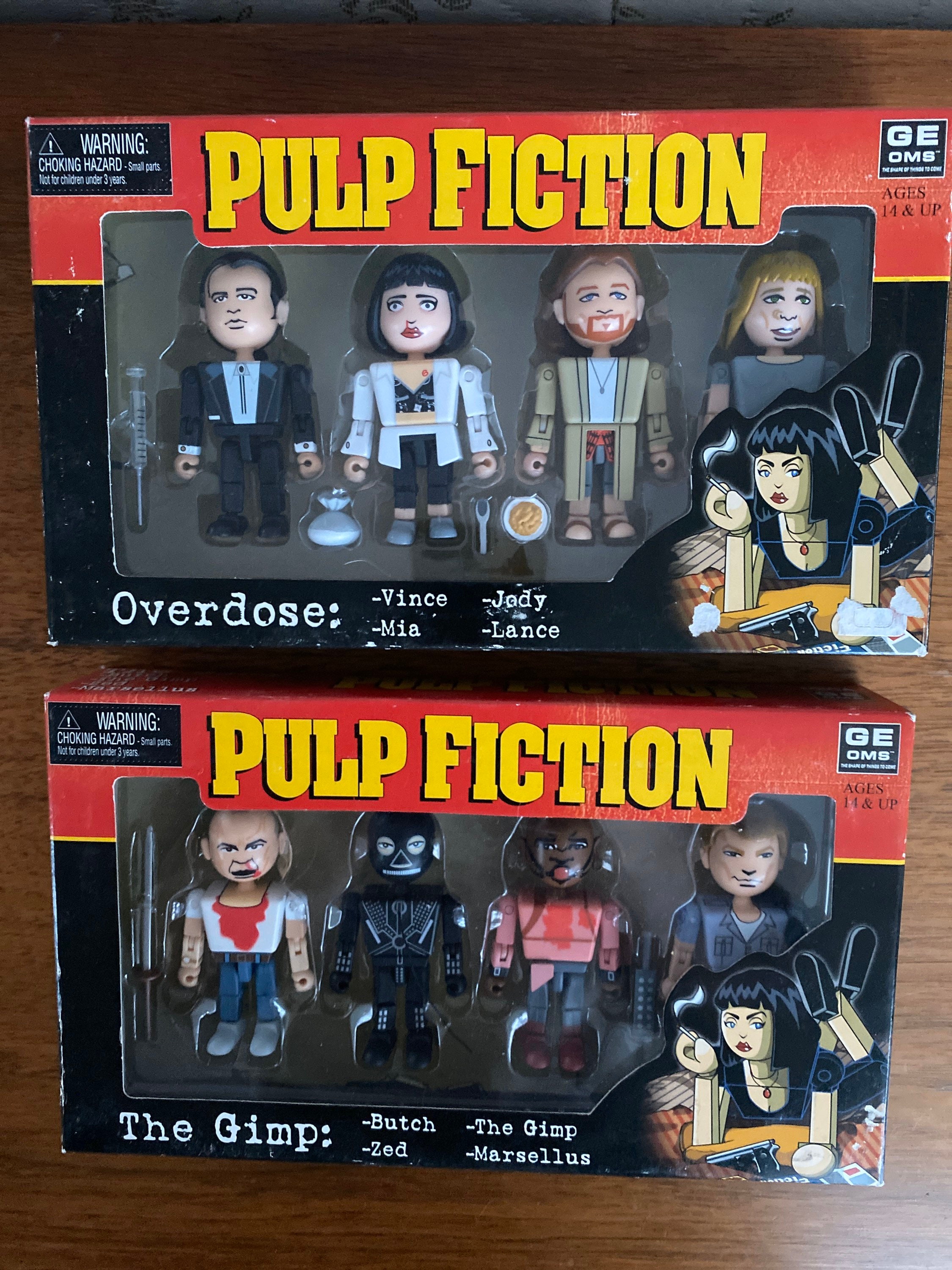 Pulp Fiction LEGO Style Collectible Figures Etsy