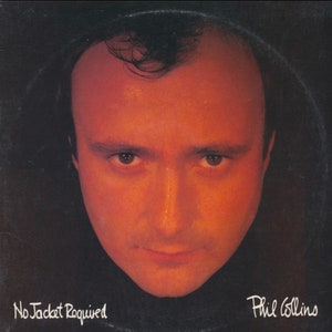 Phil Collins No Jacket Required LP VG+/NM