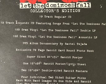 Rancid Let The Dominoes Fall Vinyl, CD, DVD Limited Edition