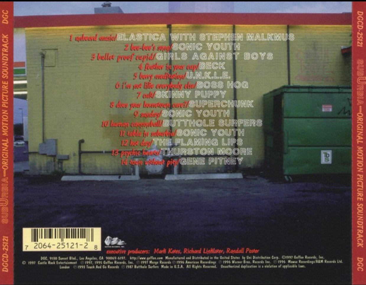 Suburbia soundtrack CD