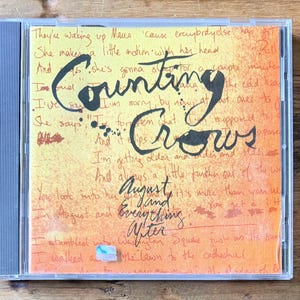 Counting Crows August and Everything After - Etsy