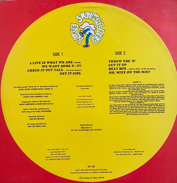 洋楽 2 LIVE CREW/2 LIVE IS WHAT WE ARE LP The 2 Live Crew – 2 Live Is What We Are – Vinyl (LP, Album