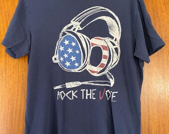 スペシャル! 90s MTV Rock the Vote Tシャツ アートT Vintage MTV 90's Rock The Vote T-Shirt Size Medium Made in