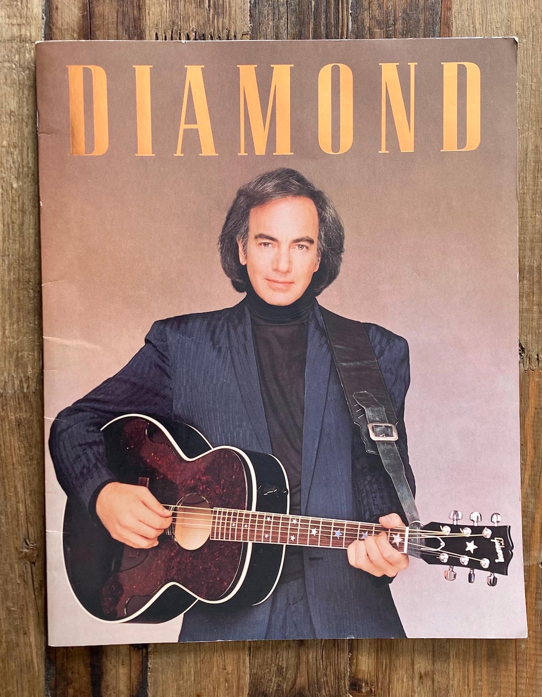 Neil Diamond Huge Official Souvenir 1989 Concert Tour Program - Etsy