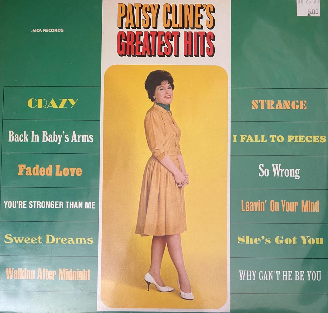 Patsy Cline’s Greatest Hits LP NM/NM - Etsy