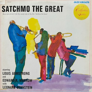 Satchmo the Great LP Louis Armstrong Leonard Bernstein