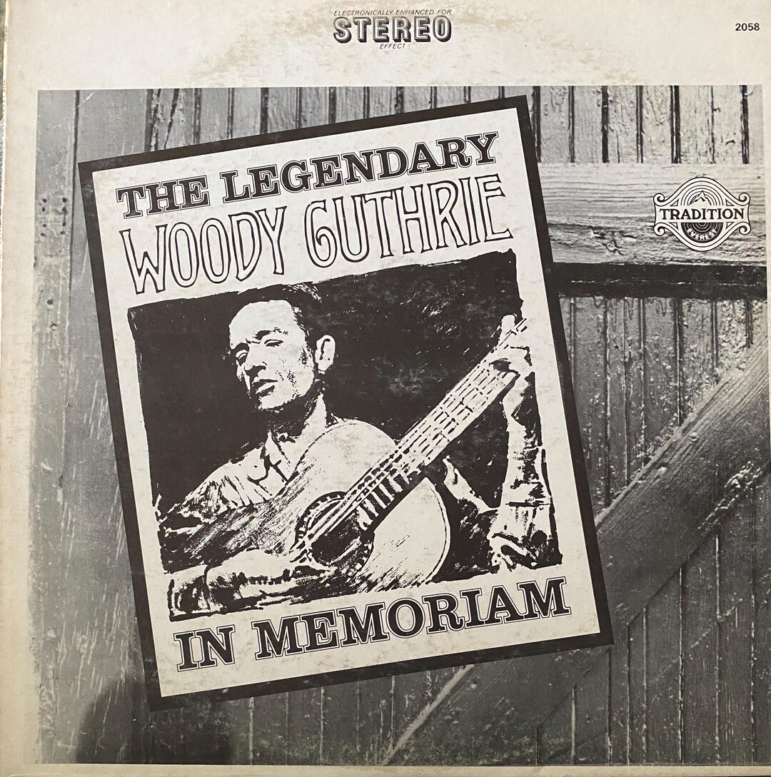 The Legendary Woody Guthrie - in Memoriam LP VG+/M - Etsy
