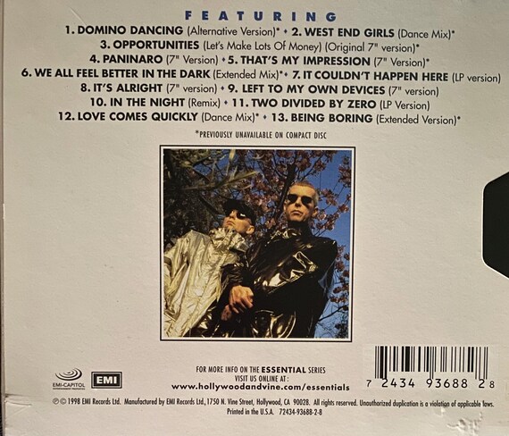 Shop Boys - Pet Essential – | CD Album Edition Limited version