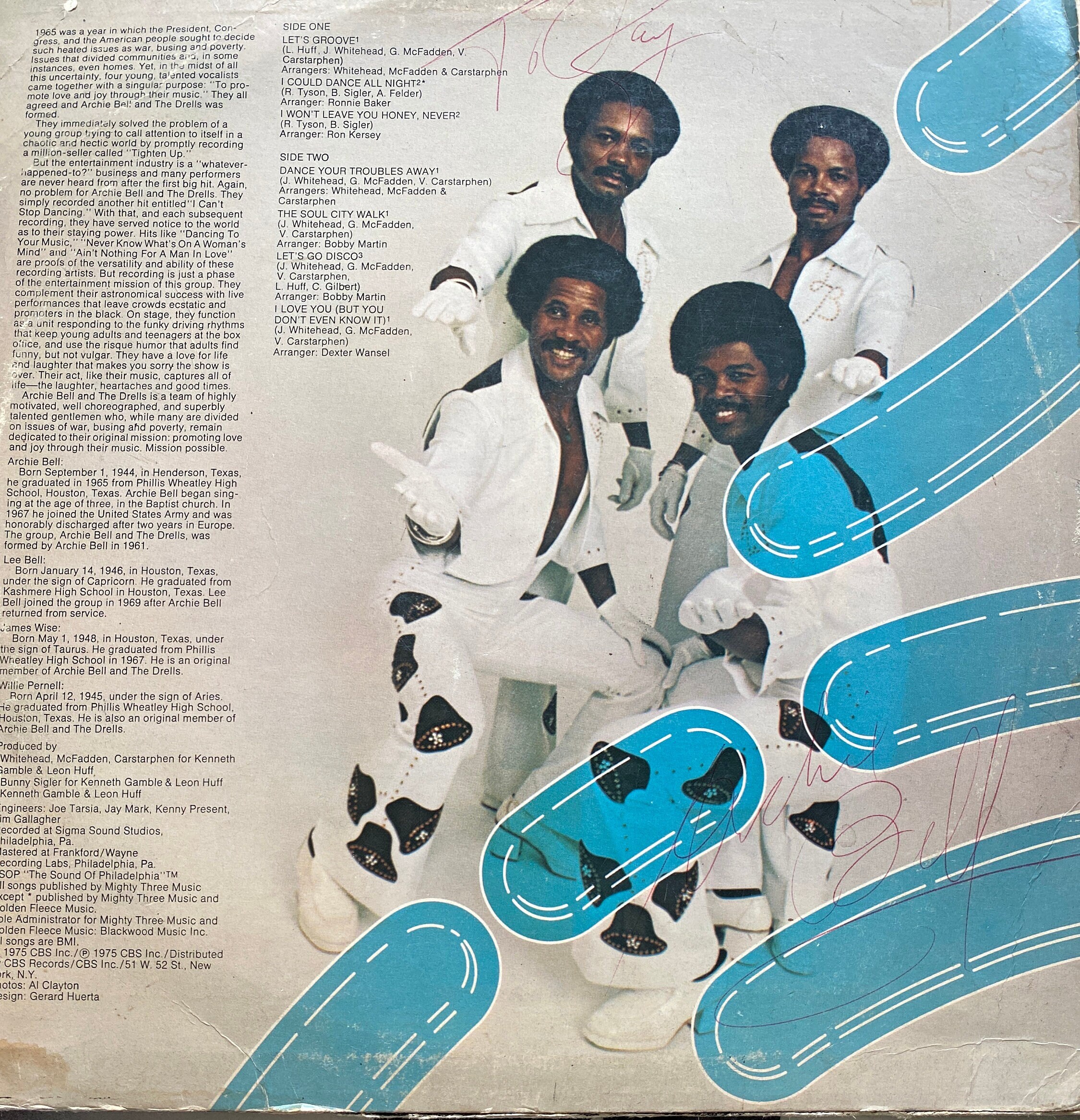 AUTOGRAPHED Archie Bell & the Drells LP - Etsy