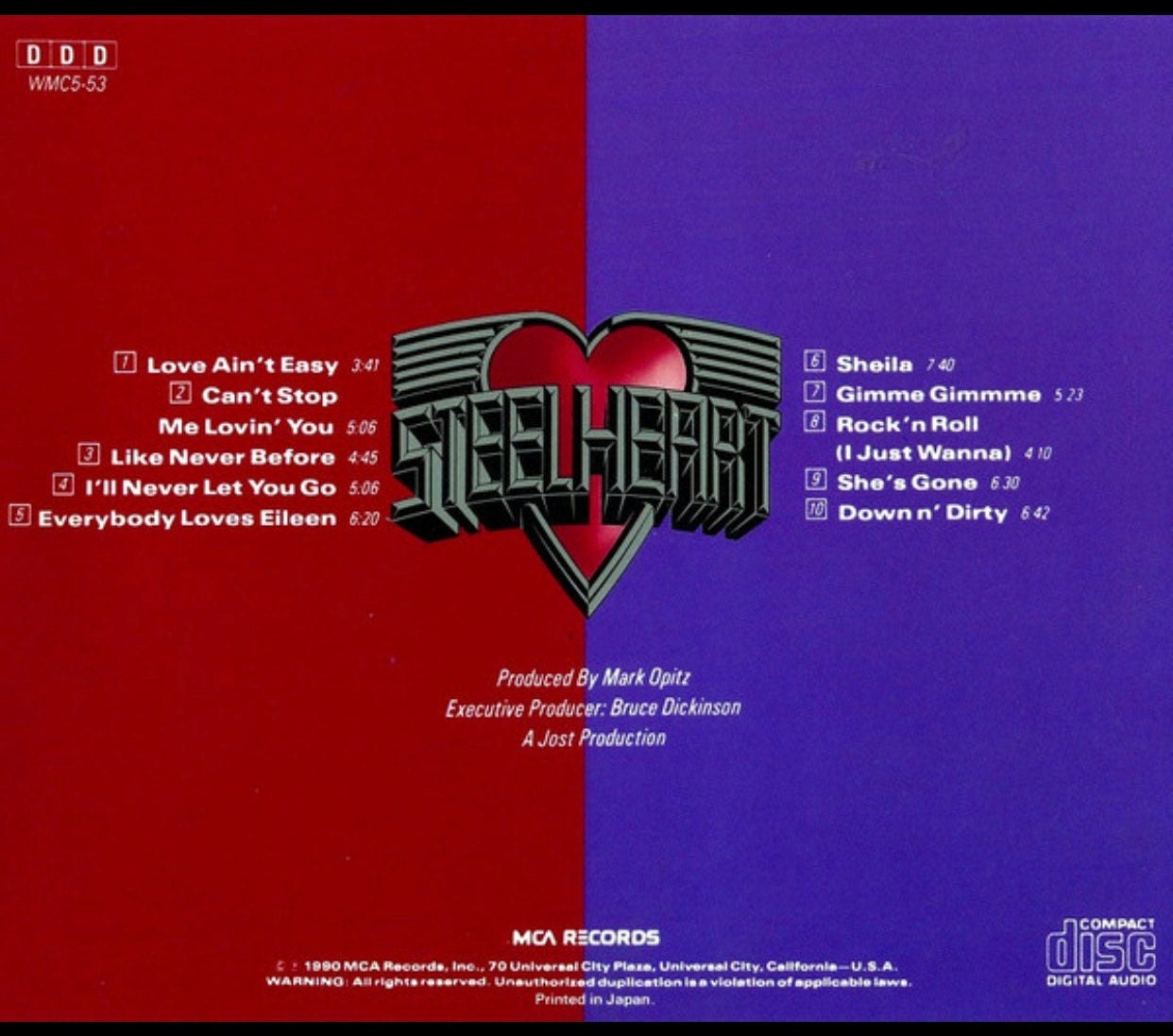 Steelheart CD Japanese Import - Etsy