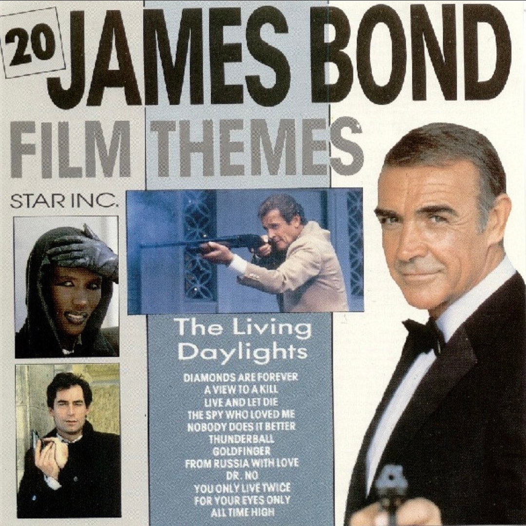 20 James Bond Film Themes CD Etsy