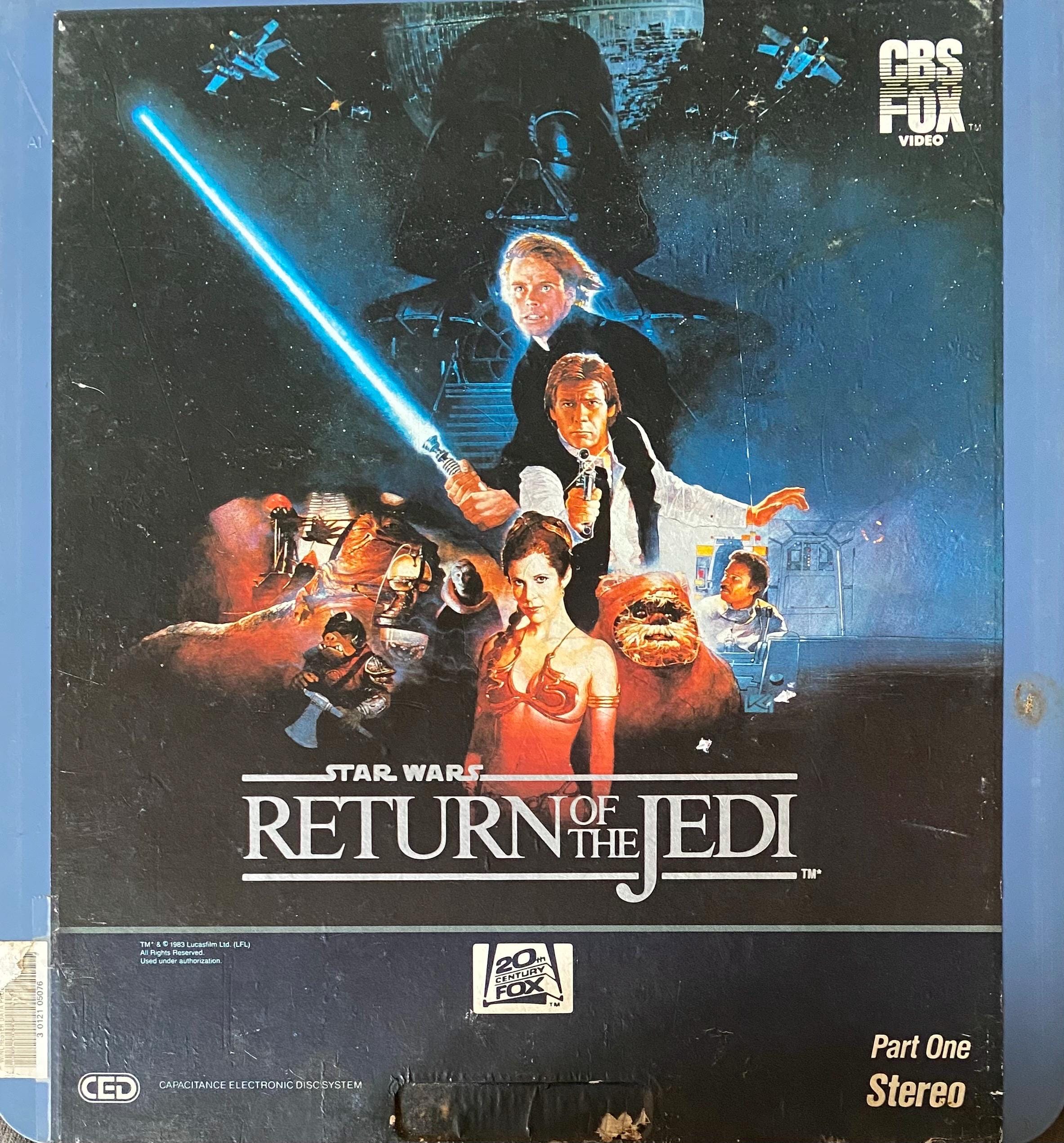 Star Wars Return of the Jedi CED - Etsy