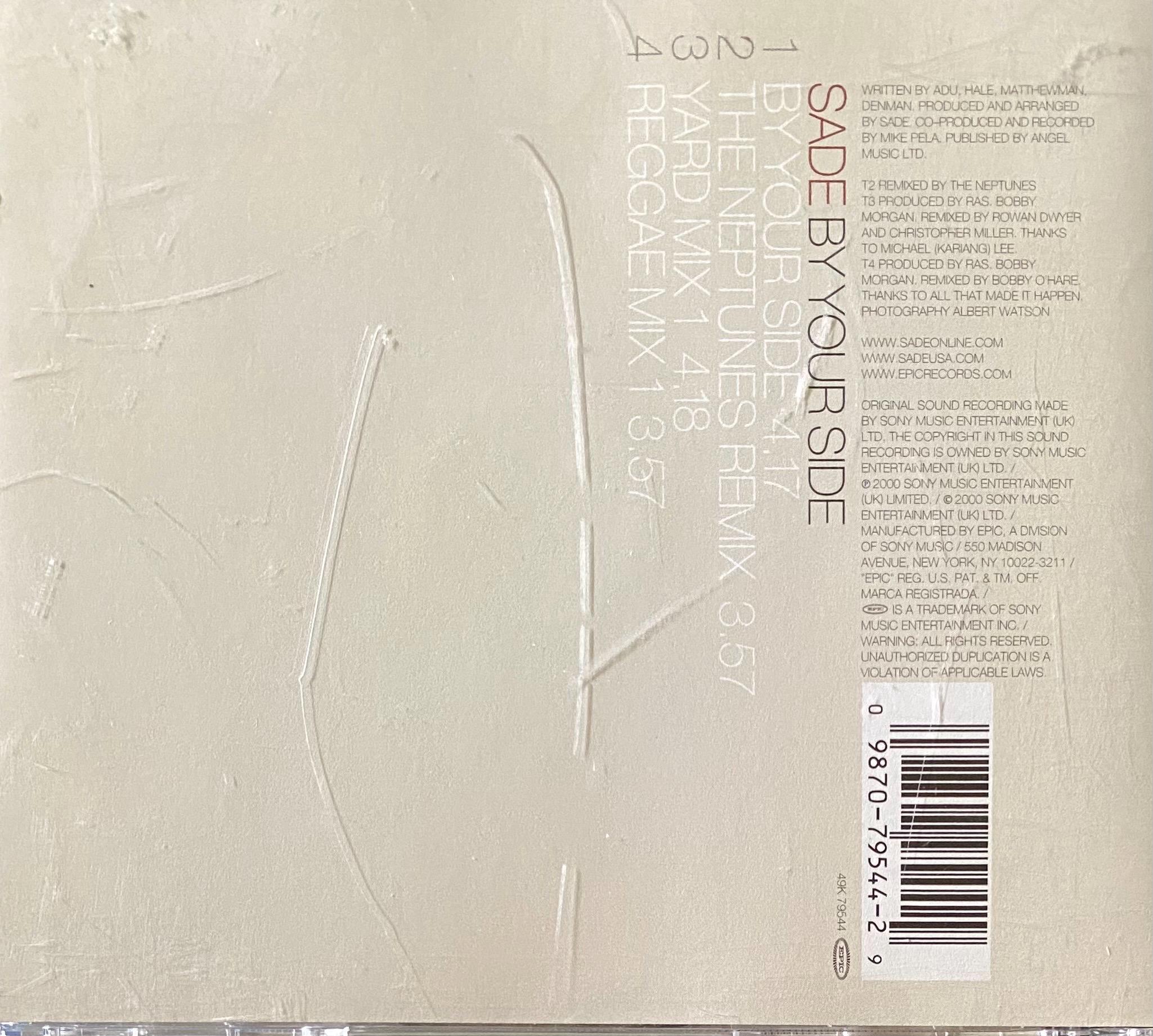 Sade by Your Side CD Single - Etsy