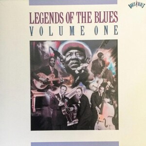 May include: A collage of six African American musicians playing blues music. The musicians are playing guitar, bass, and harmonica. The image is titled "Legends of the Blues Volume One".